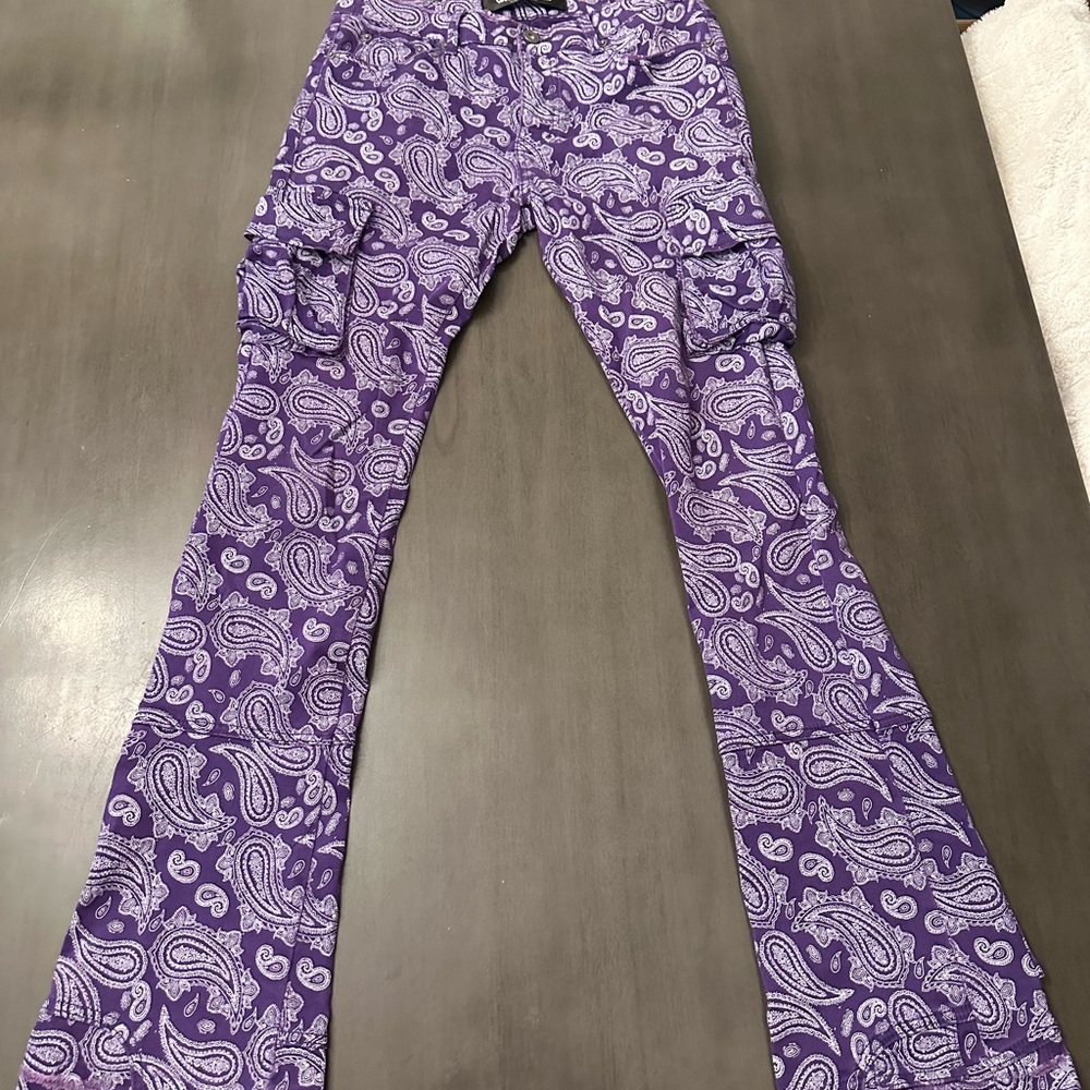 Valabasas Purple bandanna Men's Jeans
